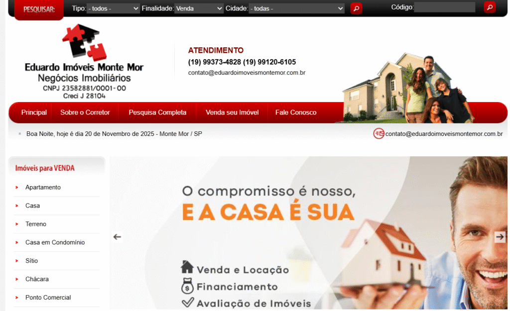 Eduardo Imóveis Monte Mor